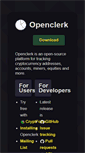Mobile Screenshot of openclerk.org